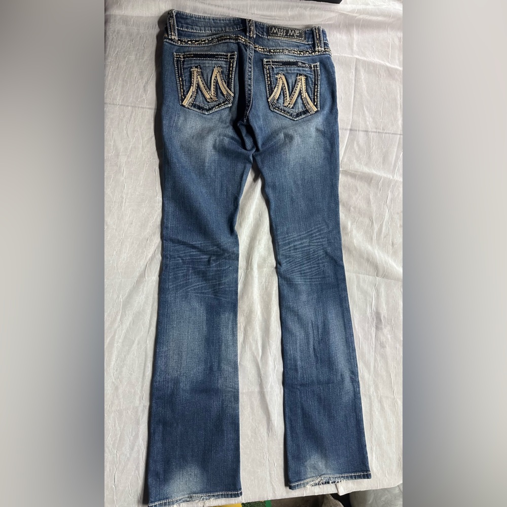Miss Me Women's Boot Cut Jeans in Faded Blue